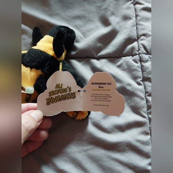 LOT OF VINTAGE 1999 ALI SALVINO'S BAMMERS - MUHAMMAD ALI BEAR, BUTTERFLY AND BEE - Picture 11 of 16